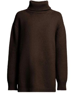 Elie Saab Pullover Mit Rollkragen - Braun