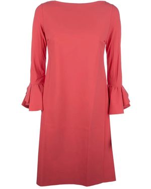 La Petite Robe Di Chiara Boni Robe À Manches Longues - Rouge
