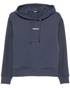 Rossignol Logo-Detail Hoodie - Blue