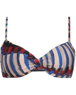 Lygia & Nanny ストライプ ビキニトップ - ブルー