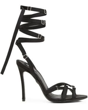 DSquared² X Magliano Strappy Sandals - Black