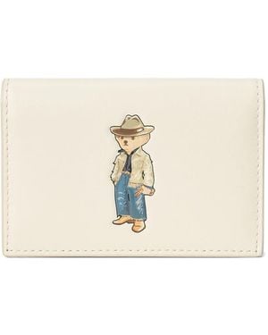 Polo Ralph Lauren Logo-Detail Cardholder - Natural