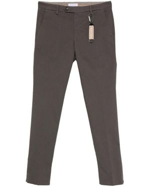 Manuel Ritz Zip-Fly Trousers - Grey
