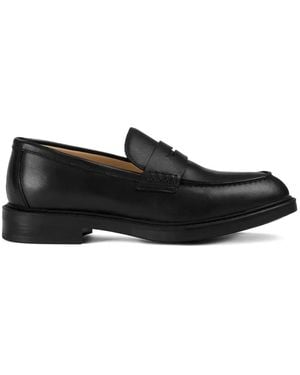 Doucal's Klassische Penny-Loafer - Schwarz
