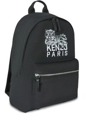 KENZO Happy Tiger-embroidered Backpack - ブラック