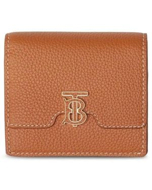 Burberry Tb-plaque Folding Wallet - ブラウン