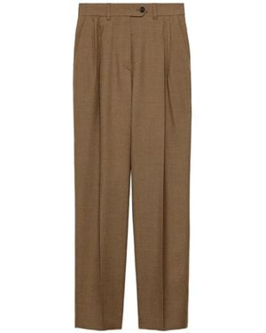 Prada Wool Pants - Natural