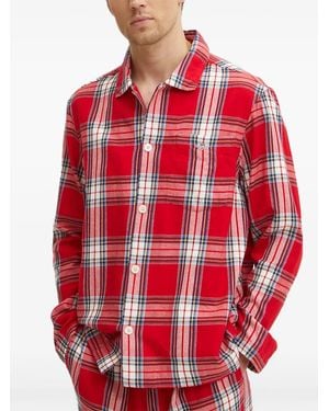 GANT Karierter Pyjama - Rot