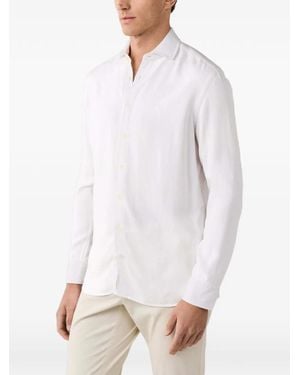 Hackett Chemise En Coton - White
