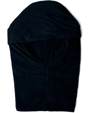 Rick Owens オーガニックコットン バラクラバ - ブルー