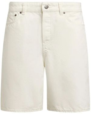 12 STOREEZ ボーイフレンド デニムショーツ - ナチュラル
