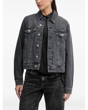 Karl Lagerfeld Denim button jacket - Grau