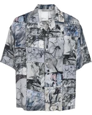 DOMREBEL Montage Shirt - Gray