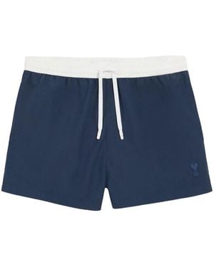 Ami Paris Bañador con cordones - Azul