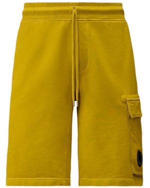 C.P. Company Drawstring-Fastening Shorts - Yellow