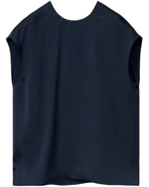 Fabiana Filippi Stretch-Design Blouse - Blue