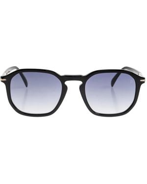 David Beckham Metal-Detail Sunglasses - Black