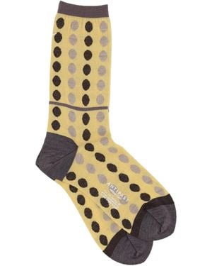 Antipast Polka Dot-Pattern Socks - Metallic