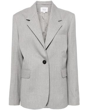 ジャケット MAISON KITSUNE SINGLE-BREASTED CREAM COTTON JACKET Maison Kitsuné Single-Breasted Cotton Jacket In White - 37