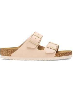 Birkenstock Arizona Birko-Flor Slippers - White