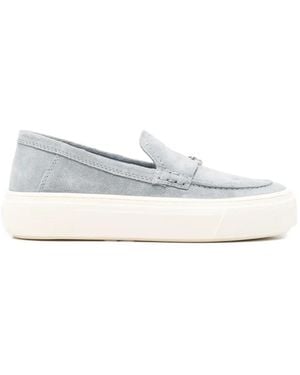 Hogan Metal Trim Loafers - White