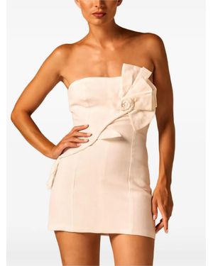JBQ Lilah Strapless Dress - White