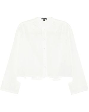 James Perse Camicia Con Finitura - Bianco