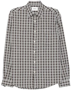 NN07 Deon Check Shirt - White