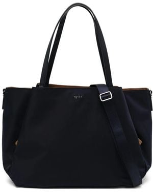 agnès b. 2-Way Tote Bag - Black