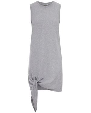 JW Anderson Knotted Hem Dress - Grey