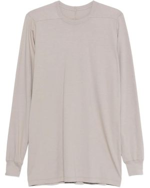 Rick Owens T-Shirt A Maniche Lunghe - Bianco