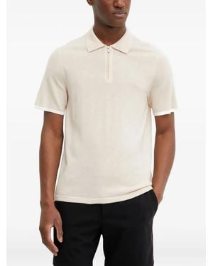 From Future Zip-Detail Polo Shirt - White
