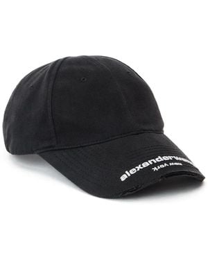 Alexander Wang Baseballkappe mit Logo - Schwarz