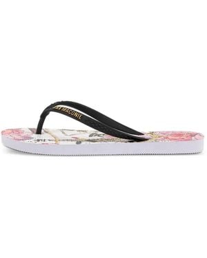 Kat Maconie Sola Graphic-Print Flip-Flops - White