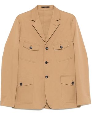 Paul Smith フラップポケット シングルジャケット - ナチュラル
