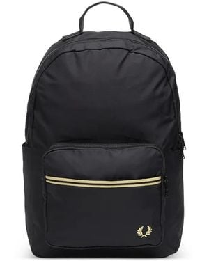 Fred Perry Rucksack Mit Kontrastkante - Blau