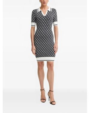 Guess Logo-Monogram Mini Dress - Multicolour