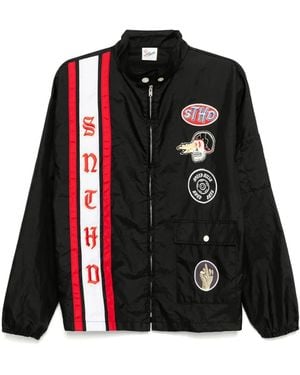 SAINT Mxxxxxx Badges Zip-Up Jacket - Black