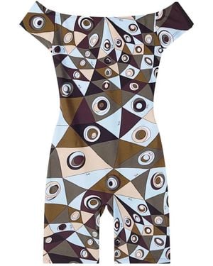 PUCCI Occhi-Print Jumpsuit - White