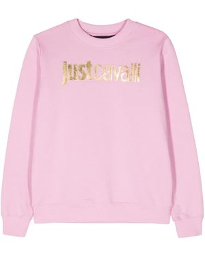 Just Cavalli ロゴ スウェットシャツ - ピンク