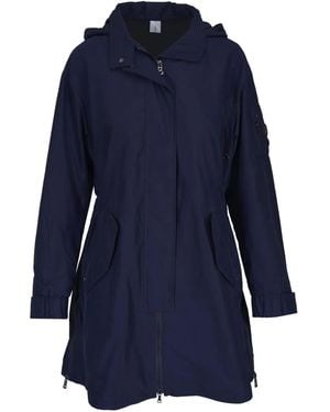 Bogner Logo-Patch Parka - Blue
