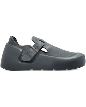 Birkenstock Reykjavik Buckle-Strap Leather Trainers - Grey