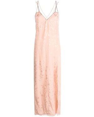 Zadig & Voltaire Vestido Rohal con estampado de estrellas en jacquard - Rosa