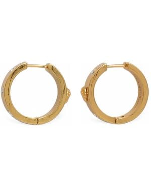 Kurt Geiger Embellished Hoop Earrings - Metallic