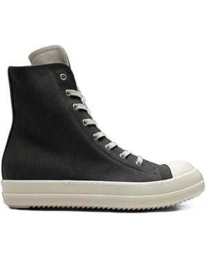 Rick Owens Baskets Montantes Hollywood - Black