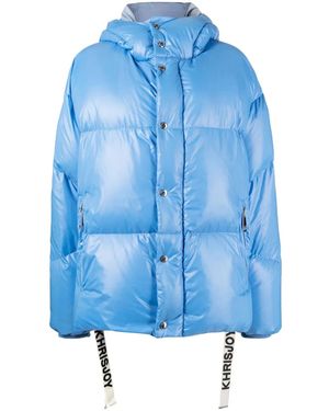 Khrisjoy Khrisman Hooded Puffer Jacket - Blue