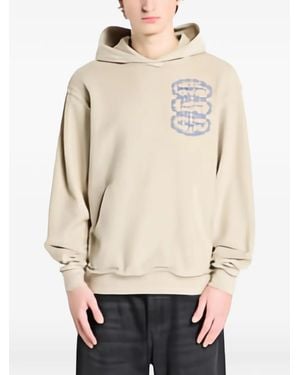 RIPNDIP Linked Up Reverse-Stitched Hoodie - Natural