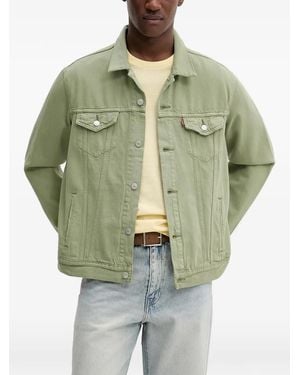 Levi's Button-Fastening Denim Jacket - Green