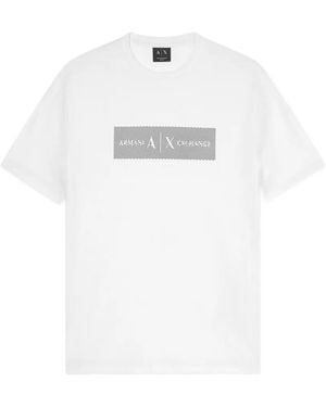 ARMANI EXCHANGE Logo-Print T-Shirt - White