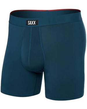Saxx Underwear Co. Logo-Detail Briefs - Blue